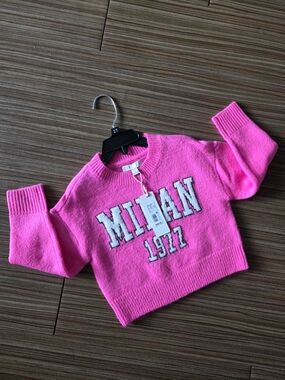 GB girls Bright Hot Pink Knit Sweater Top